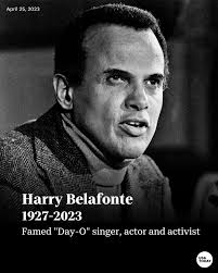 Harry Belafonte has died at 96. The "King of Calypso" became one of  America's endearing and enduring civil-rights activists into his 10th  decade. bit.ly/41ylU0S