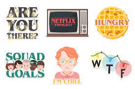 Google Allo Ganha Pacote De Stickers De Stranger Things Google Discovery Stickers Desenhos Adesivos