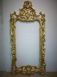Cornice Barocco Rococo Foglia Oro Decor Mirror Frame