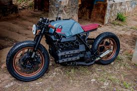 What parts you need for your project build. A Brazilian Bmw K100 Cafe Racer With A Cvt Transmission For Disabled Riders