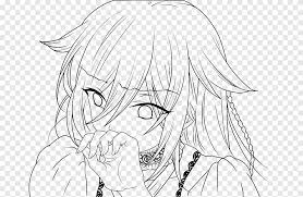 If you find any inappropriate image content on pngkey.com, please contact us and we will take appropriate action. Line Art Sketch Fan Art Anime Lineart White Face Png Pngegg