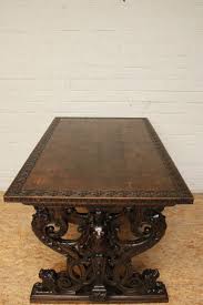 Walnut Figural Renaissance Table 19th Century Tables Houtroos Nozhki Stolov Derevo Stolovaya