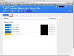 Click the go button next to the dropdown box. Viewing Grades And Comments On Managebac Bis Help Guides