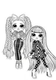 Resultado de imagem para lol para colorir e imprimir. Omg Doll Coloring Pages Coloring Home