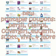 New Printable Coupons For Persil Clairol Covergirl Eucerin Scott Viva More Direct Links Https Www Iheartcoupo With Images Printable Coupons Coupons Printables