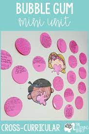 Learn About Bubble Gum With This Fun And Engaging Mini Unit This Cross Curricular Mini Unit Integrates Ela Ma Kids Math Worksheets Bubble Gum Math Worksheets