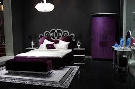 Purple Bed Modern Beds Los Angeles By Sister Furniture Luxury Bedding Silver Bedroom Decor Black Bedroom Design