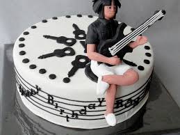 Music Cake With Relaxed Bass Guitar Player Cakecentral Com Creativity is fundamental to the making of music, and guitar cakes always carry a sense of this noble quality. music cake with relaxed bass guitar