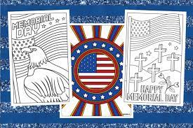 Crafts all about our national icons! Free Memorial Day Coloring Pages Cards You Can Print At Home