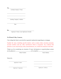 An employment gap is any break in employment that might occur during a person's working life. Letter Of Explanation For Mortgage Template Download Printable Pdf Templateroller
