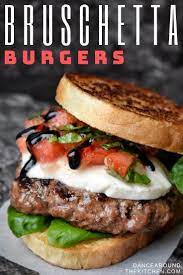 Bruschetta Burgers Rezept Essensrezepte Rezepte Essen Rezepte