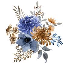 Floral brown and red background. Autumn Watercolor Flowers Leaves Floral Bouquets Frames Etsy In 2021 Loose Watercolor Flowers Watercolor Flowers Fall Watercolor