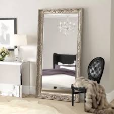 Full length, thick frame wall mounted mirrors. House Of Hampton Holmes Floor Full Length Mirror Reviews Wayfair Elegant Home Decor Full Length Mirror In Bedroom Full Length Mirror