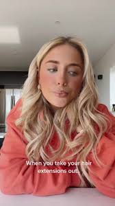 Long Hair Transformation: Taking Out Hair Extensions