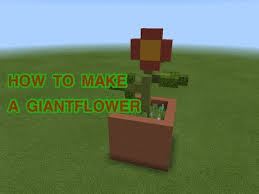 Minecraft How To Build A Giant Flower In A Pot Youtube