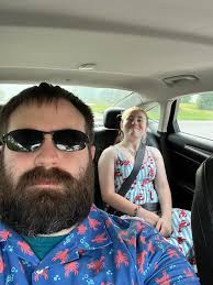 Matching outfits with spawn and beard photo