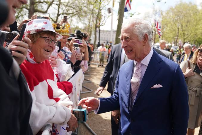 King Charles III surprises crowd outside Buckingham Palace | The Hill