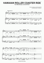 Hawaiian Roller Coaster Ride Piano Sheet Music