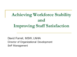 achieving workforce stability and improving staff