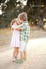 First Love Cute Baby Couple Kids Kiss Baby Kiss