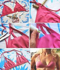 37 Awesomely Easy No Sew Diy Clothing Hacks Looksgud In Bikini Diy Diy Swimsuit Diy Swimwear