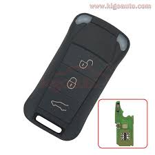 Flip Remote Car Key 3 Button 434mhz For Porsche Cayenne 2003 2012 Porsche Cayenne Porsche Remote