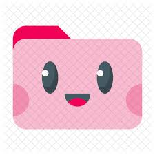 # search for pink icons: Pink Folder Icon Of Flat Style Available In Svg Png Eps Ai Icon Fonts