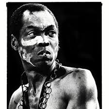 Even Though Made Weak By Time And Fate He Remained Strong In Will And Never Abandoned His Goal Of A Free Democratic Soci Africa People African People Fela Kuti