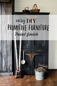 How To Chalk Paint A Primitive Furniture Finish Primitive Furniture Vintage Furniture Makeover Painting Furniture Diy