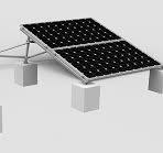 ATV solar mounting system is triangle system for landscape ...