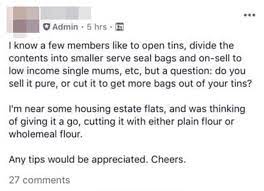 Baby Formula Crisis Facebook Group S Plan To Cut Milk Powder With Flour To Sell To Mums Daily Mail Online