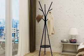 Dick Smith Ovela 9 Hook Coat Hanger Stand Black Home Garden Cleaning Housekeeping Home Organisation Coat Hat Racks