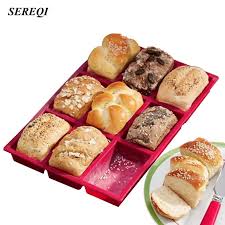 Cara membuat roti di bangking pan. Sereqi Silicone 9 Lubang Roti Baking Pan Tray Kue Coklat Cetakan Adonan Pastry Pembentuk Mould Dapur Bakery Kue Diy Gadget Baking Gadgets Bread Bakingbaking Kitchen Aliexpress