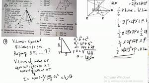 Check spelling or type a new query. Soal Soal Dan Pembahasan Bangun Ruang Sisi Datar Limas Youtube