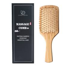 4.90 out of 5 stars. Massgae Hair Brush Luollove Natural Bamboo Cushioned Hair Brush Comb Anti Static Smooth Comb Teeth Scalps Friendly For Christmas Gifts Buy Online In United Arab Emirates At Desertcart Ae Productid 79747218