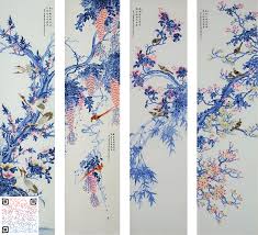 余瀚青- 春夏秋冬(四屏) - GV-PP-2112-024 to 027 | GrandGallery.Art