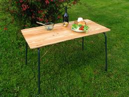 32.7 kg garantie 2 ans 。 。 。 Camping Table 120x60 Cm Camper Table In Larch Cm 120x60