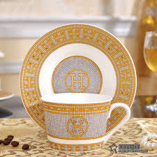 Its logo, since the 1950s, is of a duc carriage with horse. Porcelain Coffee Cup And Saucer Bone China Coffee Set H Mark Mosaic Design Outline In Gold Tea Cup And Saucer Set Saucer Set Coffee Cup Saucer Sets Aliexpress