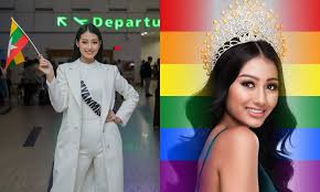 Miss mexico andrea meza na di new miss universe 2021. Miss Myanmar Comes Out At Miss Universe Competes As 1st Gay Contestant Coconuts Yangon