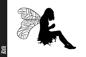 Download Fairy Silhouette Svg Free Free Svg Cut Files Create Your Diy Projects Using Your Cricut Explore Silhouette And More The Free Cut Files Include Svg Dxf Eps And Png Files PSD Mockup Templates