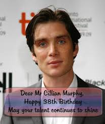 Happy 38th Birthday Cillian Murphy