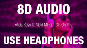 Jessie j ariana grande nicki minaj bang bang lyrics. Alicia Keys Ft Nicki Minaj Girl On Fire 8d Audio Youtube