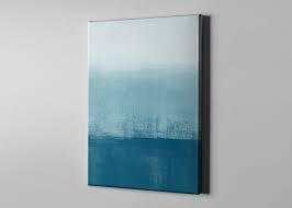 bari gallery هدوء أزرق لوحة كانفس لوحة فنية جدارية للمنزل office supplies