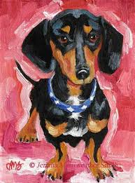 Black And White Dachshund Print Black Dachshund Painting Doxie Painting Print Weiner Dog Print Hot Dog Art Giclee Art Print 10 X 8 Dog Art In 2020 Dachshund Painting Dog Print Art Doxie Art