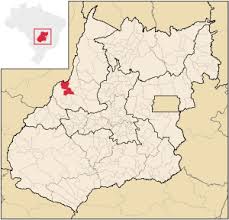 Posição no mapa de cocalzinho de goiás entorno de brasília, goiás brasil; Britania Goias Wikipedia A Enciclopedia Livre