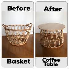 Indoor wicker coffee tables are the core piece of most furniture groupings. How To Make A Basket Coffee Table On A Budget Diy Coffee Table Diy Decor Home Diy