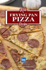 Keto Frypan Pizza Recipe Crisp Cheesy Base Easy To Make In 15min Recipe Pizza Recipe Keto Recipes Pizza Recipes