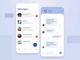 chat app android app design chat app ios design