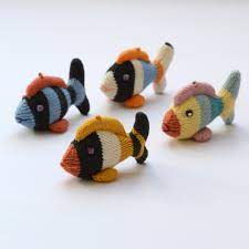 Maybe you would like to learn more about one of these? Hand Knitted Fish Soft Toys In Organic Cotton Chunkichilli