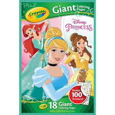 These oversized colouring pages include large, detailed images waiting to be filled in with the colour combinations of your choice. Crayola Giant Colouring Pages Disney Princess Big W